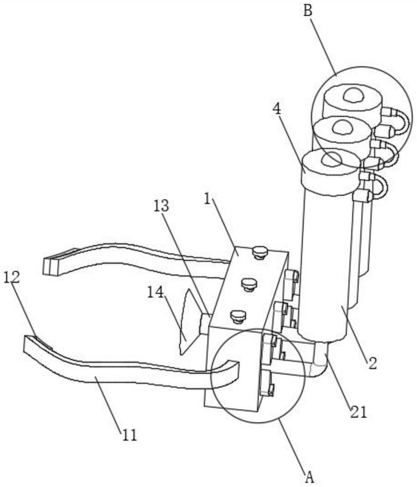 Wearable lung rehabilitation assisting device for pneumology department nursing