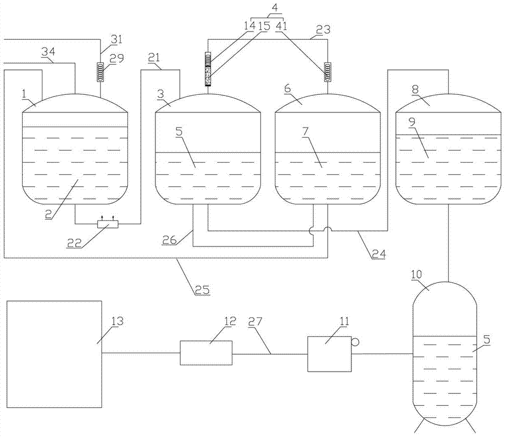 Synthesizing method and device for o-nitrochlorobenzene