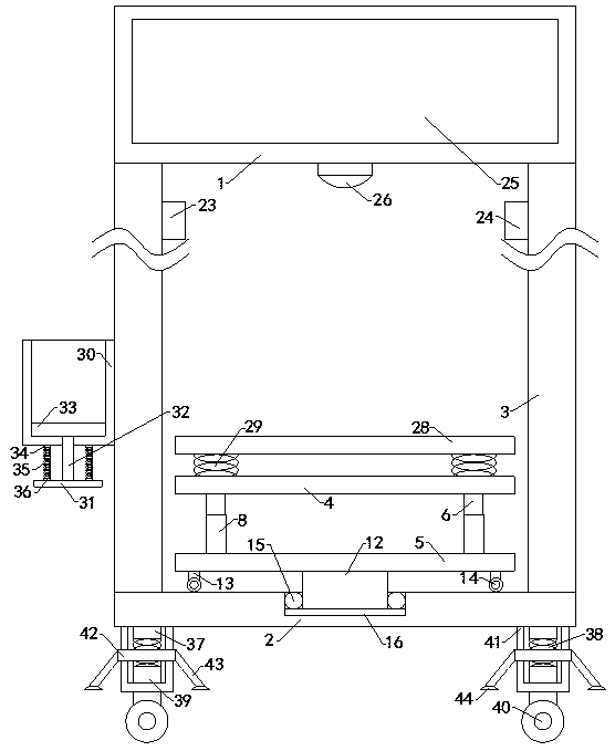 Unique device for getting into and out of mine