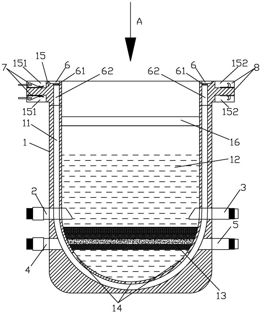 A kind of sewage treatment ecological barrel and construction method thereof