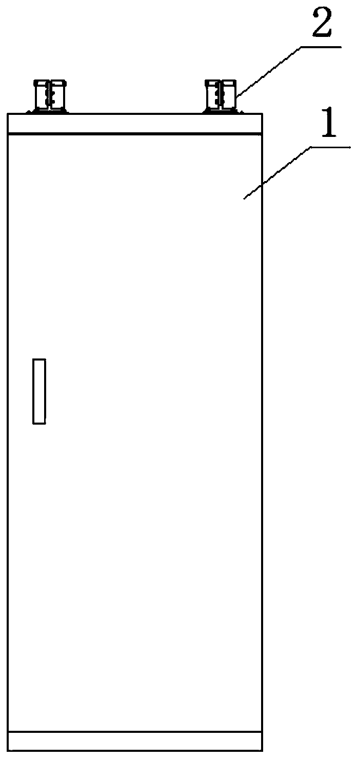 Top wire incoming mechanism of nuclear power high-temperature reactor cabinet