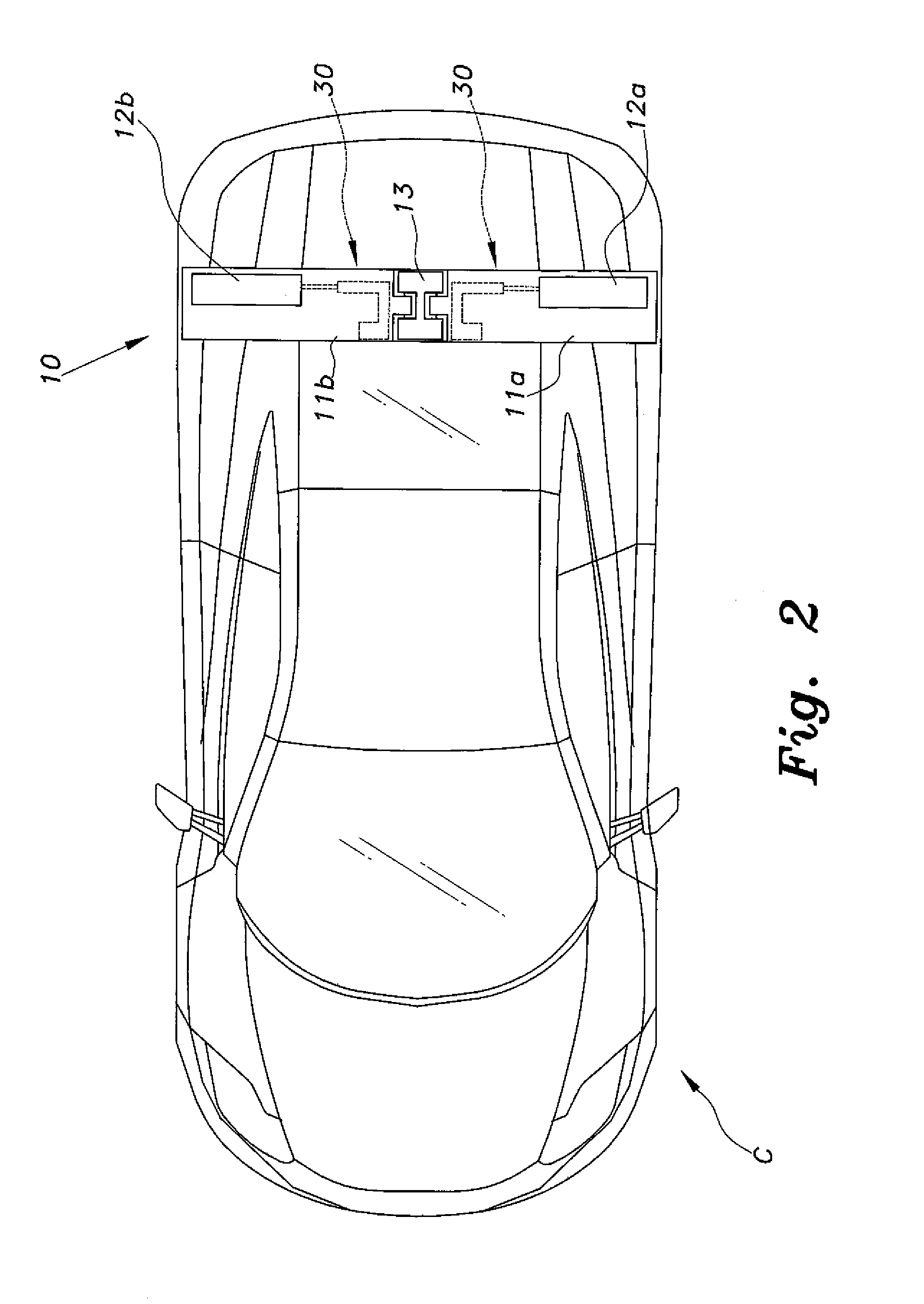 Dynamically adjustable airfoil system for road vehicles