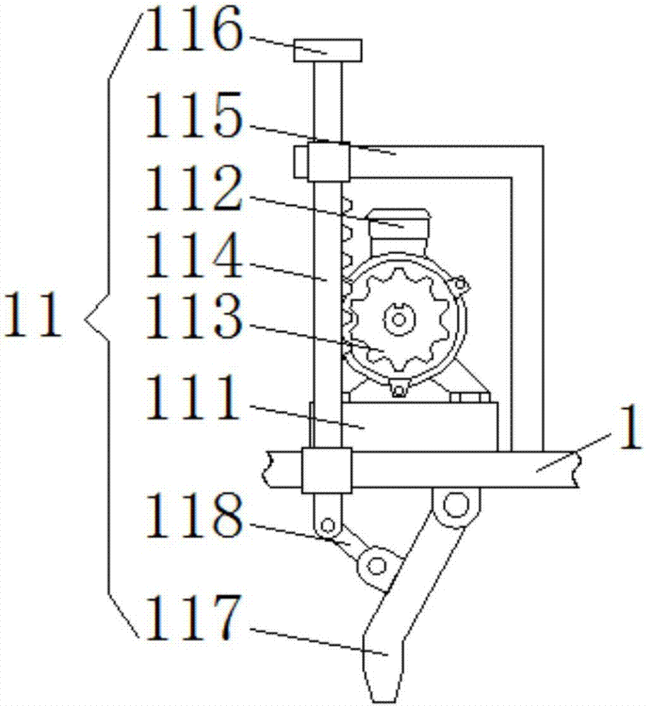 Brick paving device for sidewalks of municipal buildings