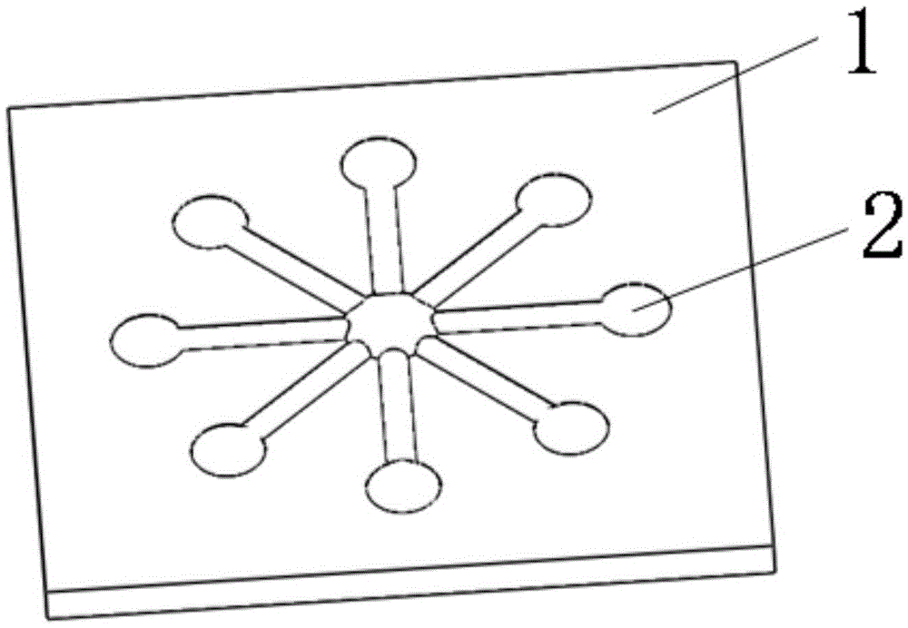 Pump-driving-free micro-fluidic chip manufacturing method based on three-dimensional printing and product