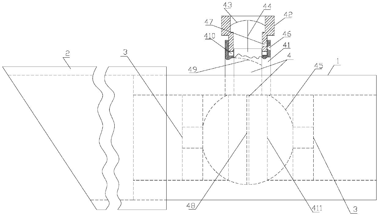 A double-sealing automatic retracting air bag valve mechanism