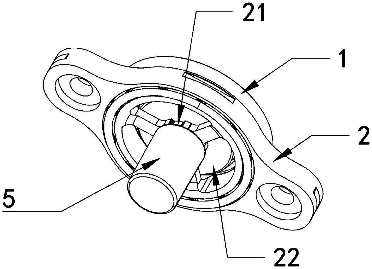 Anti-blocking explosion-proof valve and preparation method thereof