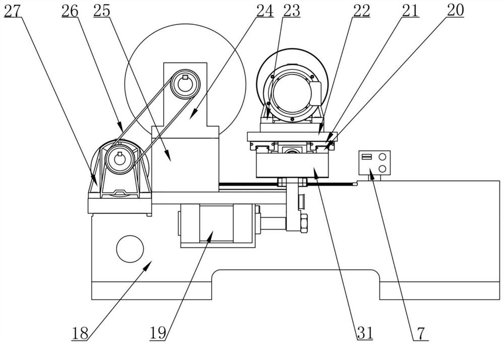 A grinding wheel manufacturing method and manufacturing device for silicon wafer chamfering