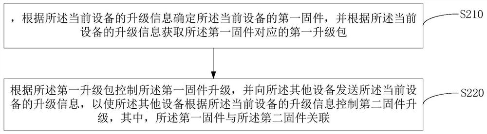 Device, device firmware upgrade method, device and storage medium