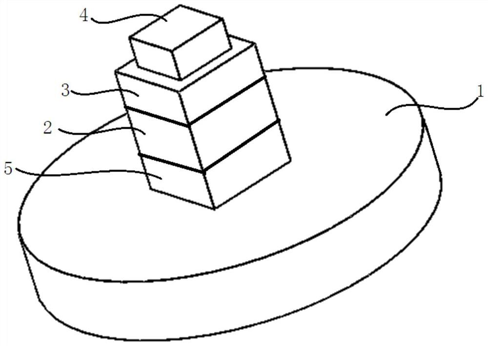 A chip package electrode and its preparation method and chip package structure