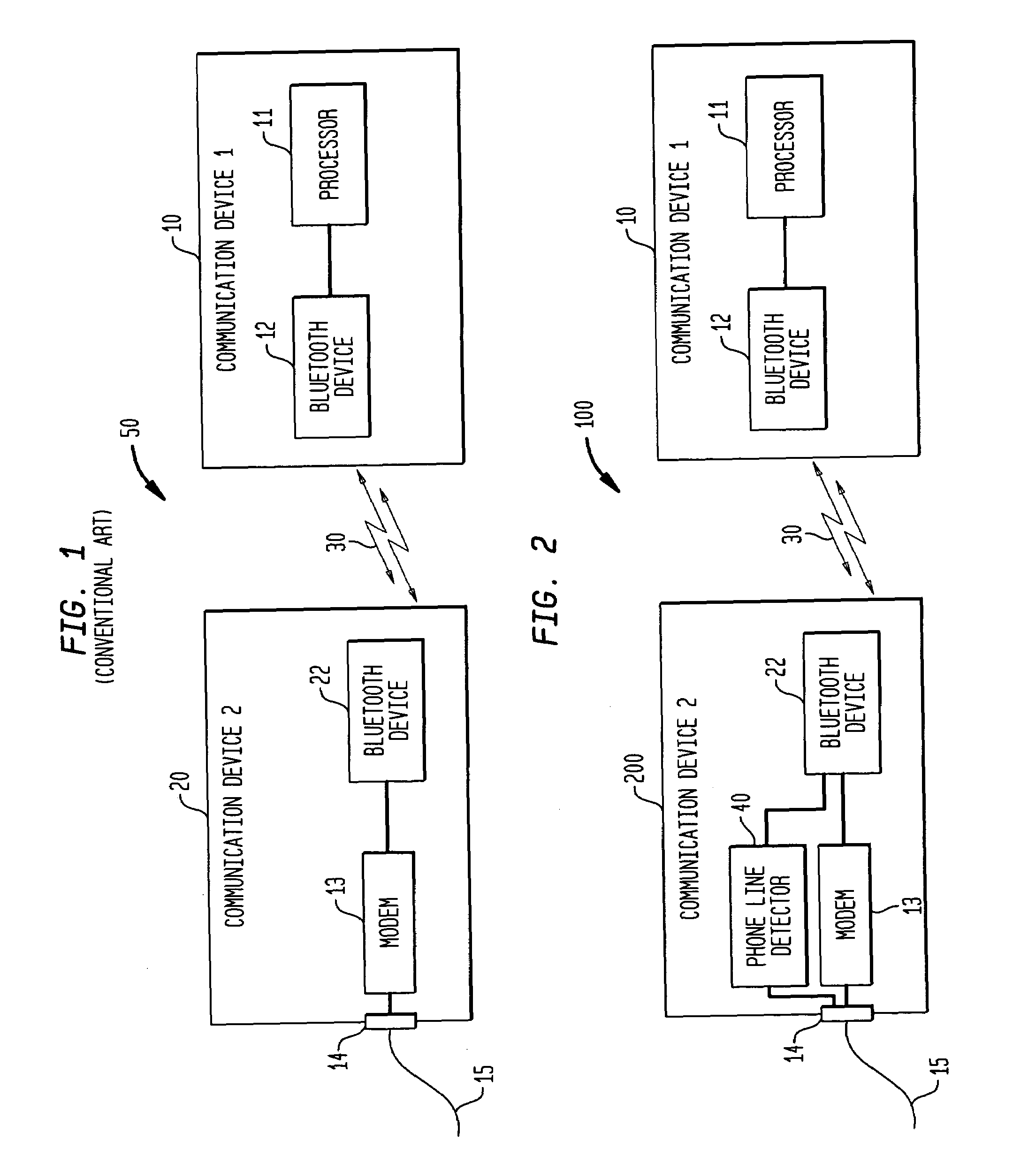 Method and system for providing accurate service record using phone line detector