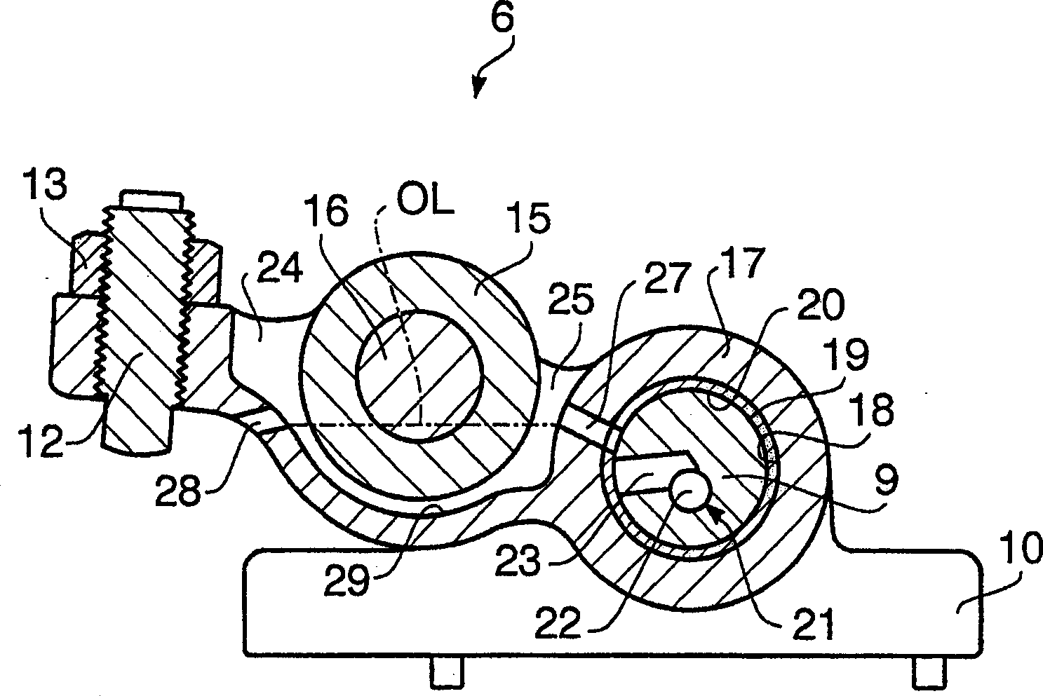 Rocker arm of IC engine