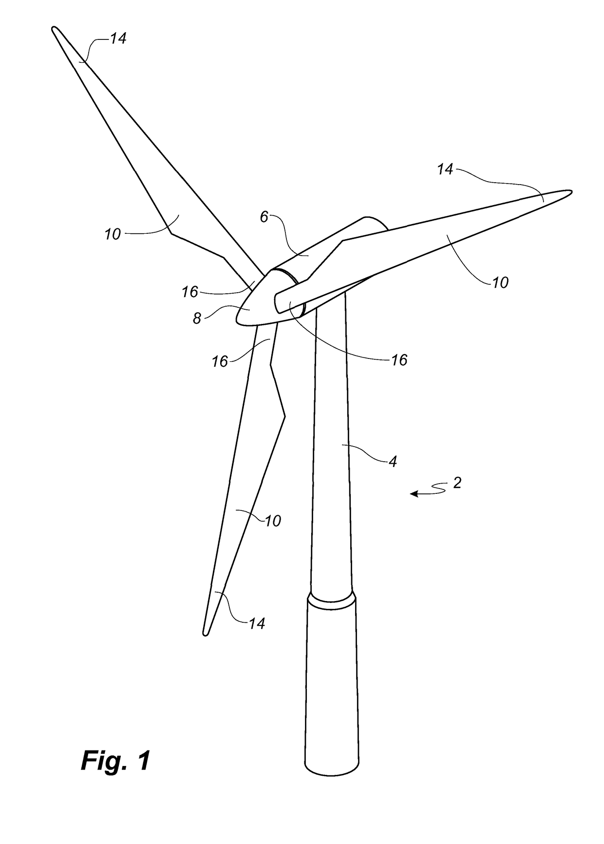 Wind turbine blade with plurality of longitudinally extending flow guiding device parts