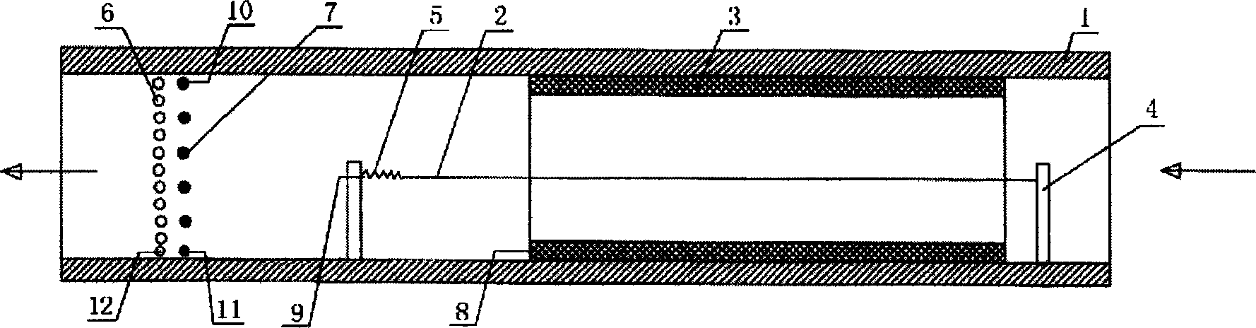 Method for in-situ detection of aerosol particle concentration and detector thereof