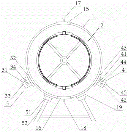 Environment-friendly purification and residue removal system for fresh agaric and application thereof