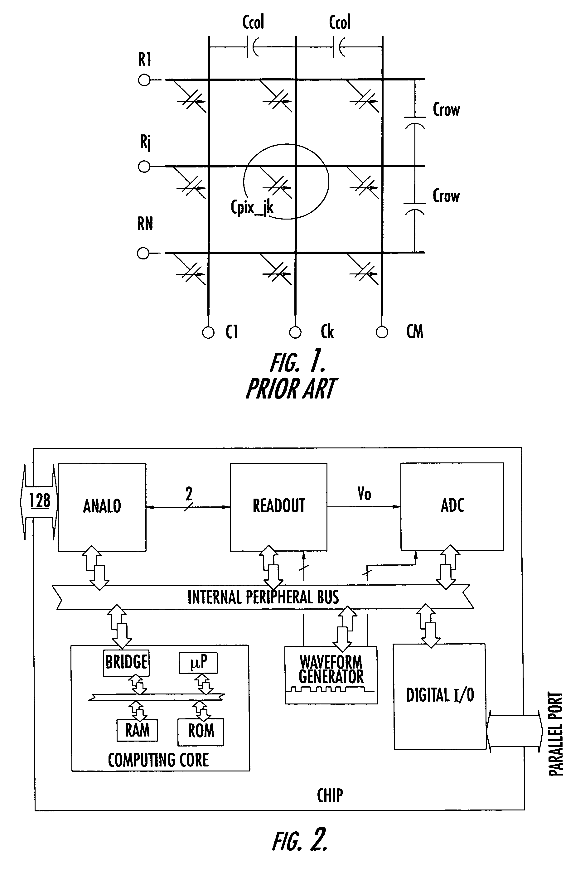 Method of reading a capacitive sensor and related integrated circuit