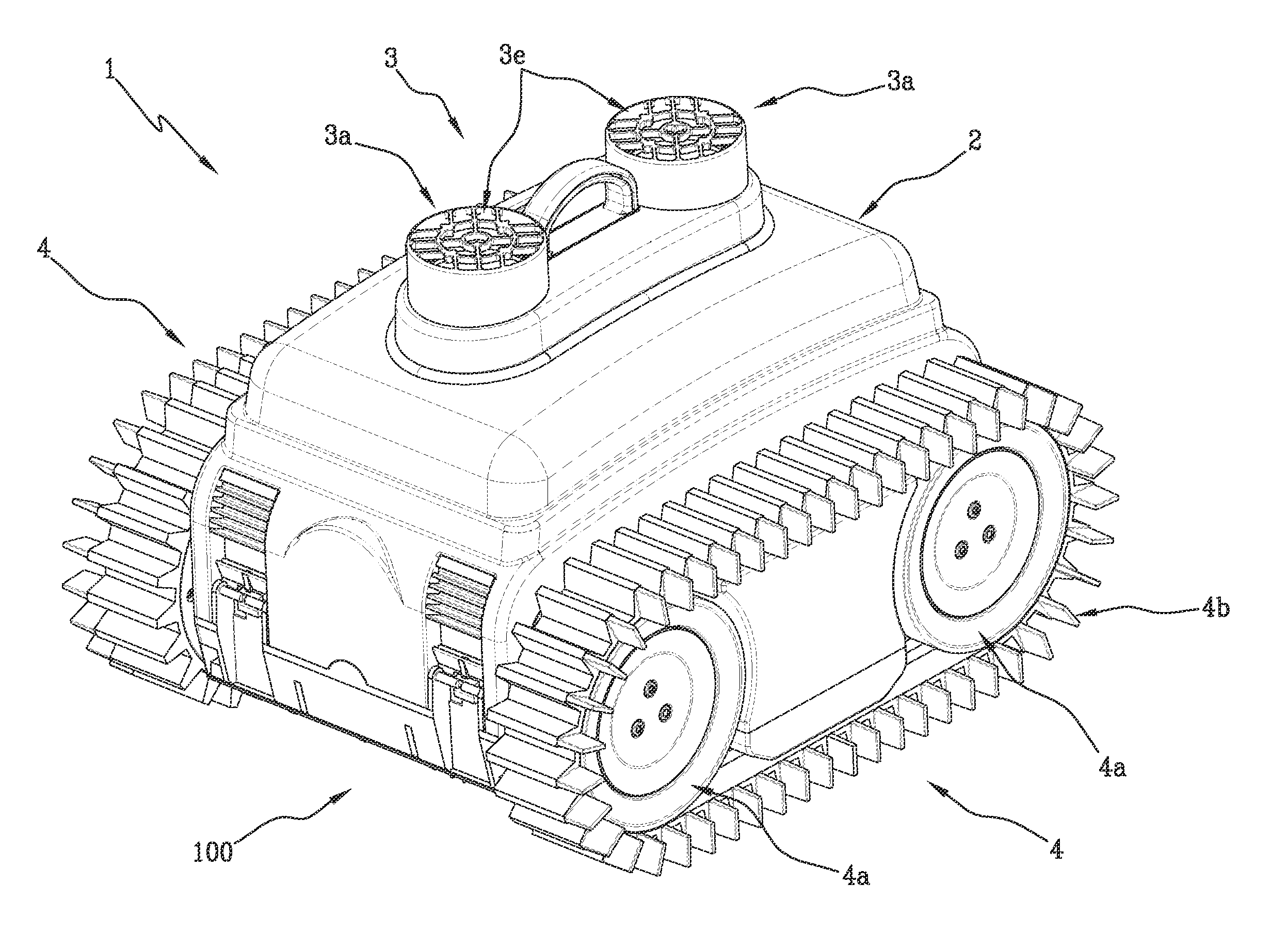 Self-propelled robot