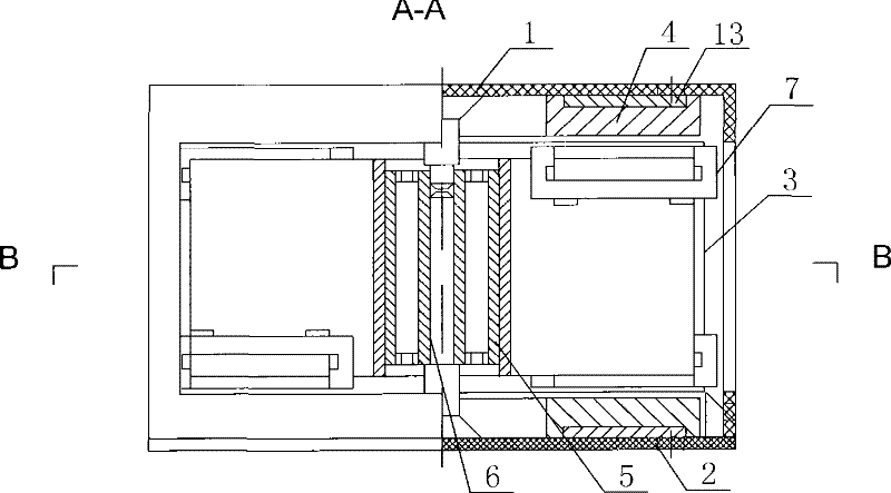 Wind power generating integrated machine with coil fan blade