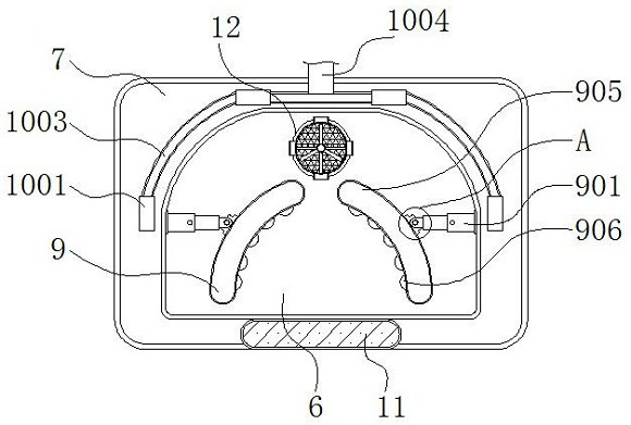 Convenient-to-move intelligent hair washing machine with anti-blocking structure