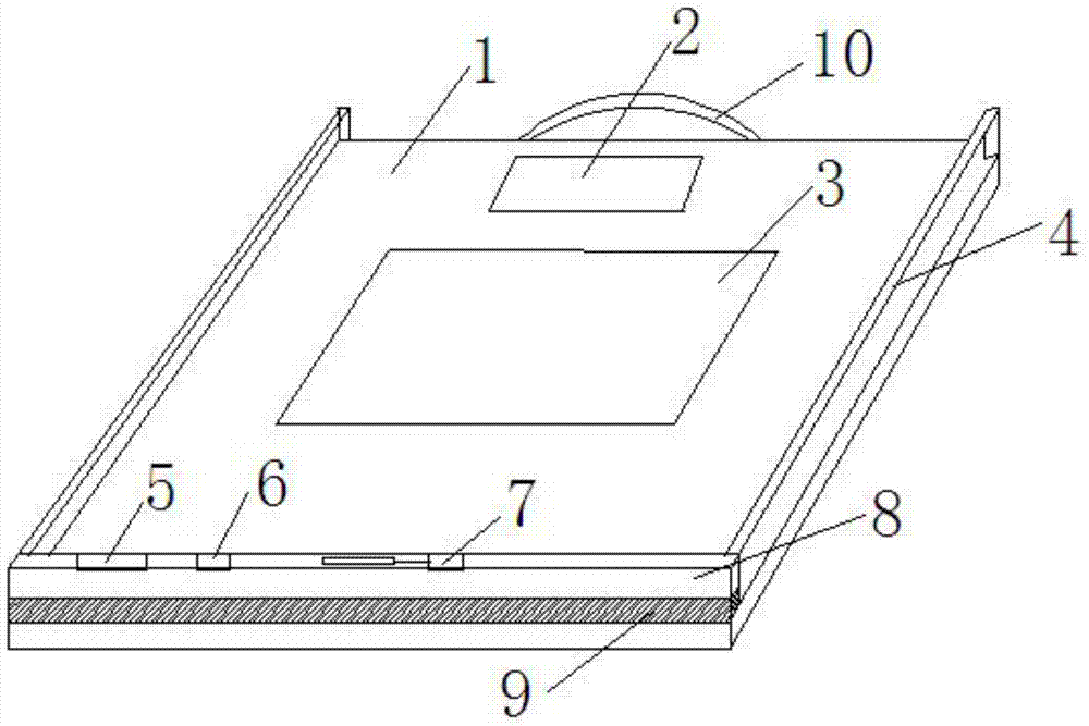 Weight scale convenient for dust removal