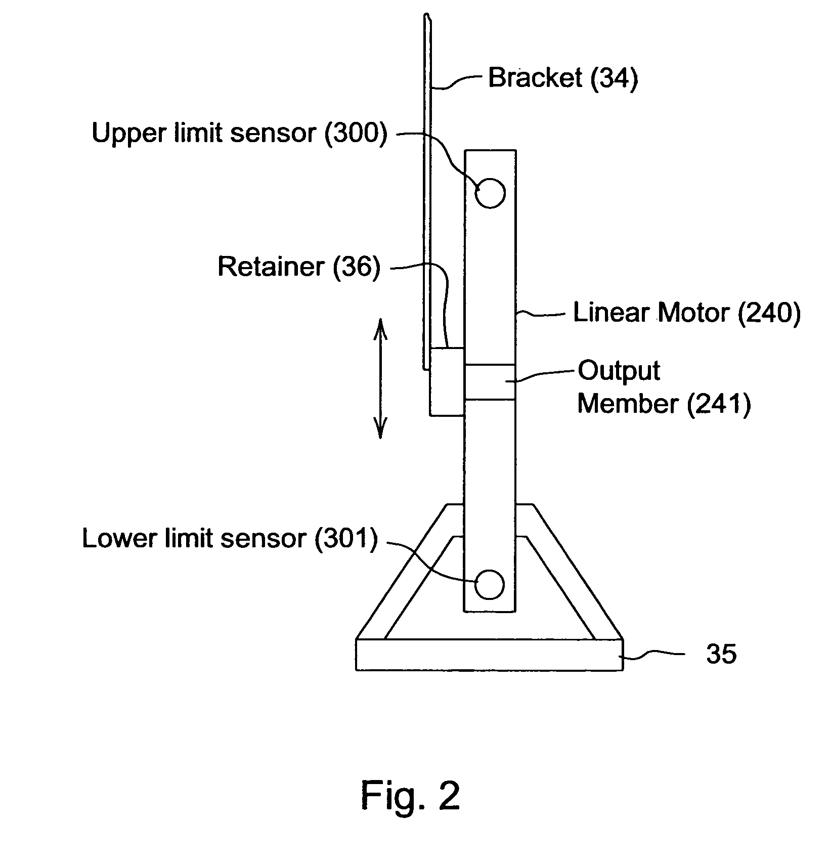 Suspension system having active compensation for vibration