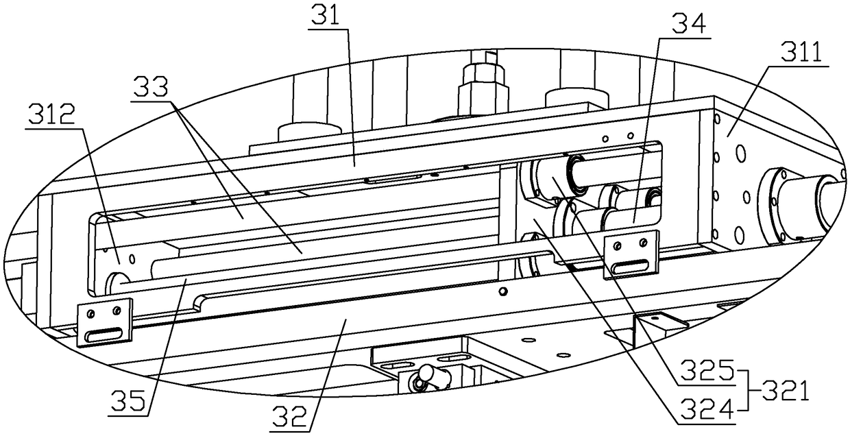 Clamping manipulator for single mold casting machine