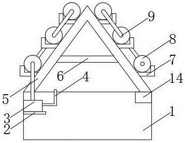 Vegetable planting rack