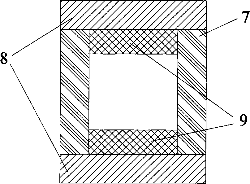 Microwave auxiliary thermal treatment method for ceramic fibre and thermal insulation body structure