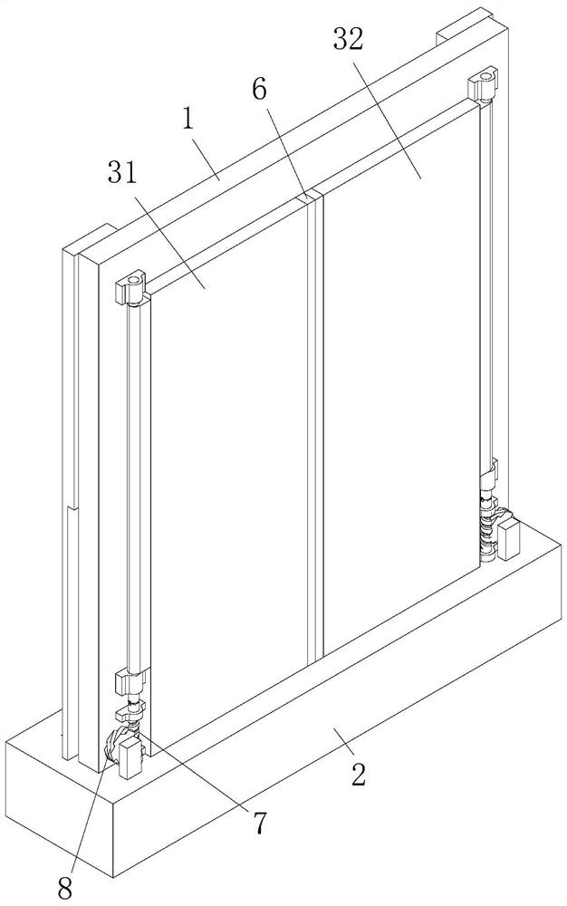 Building civil air defense door