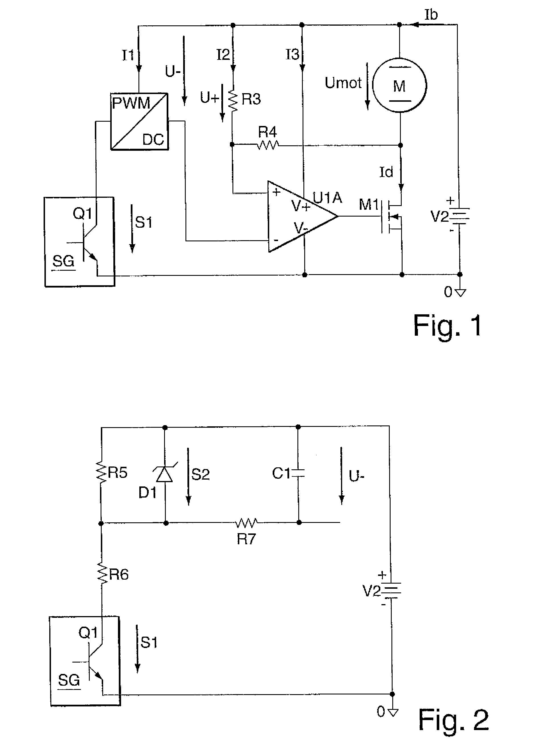 Regulating device for regulating the voltage on a high-side load