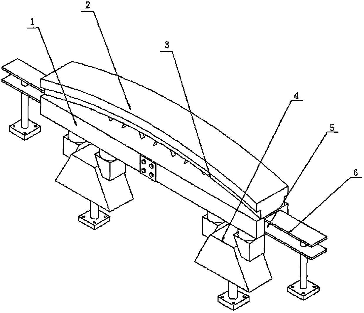 Automobile front anti-collision beam device