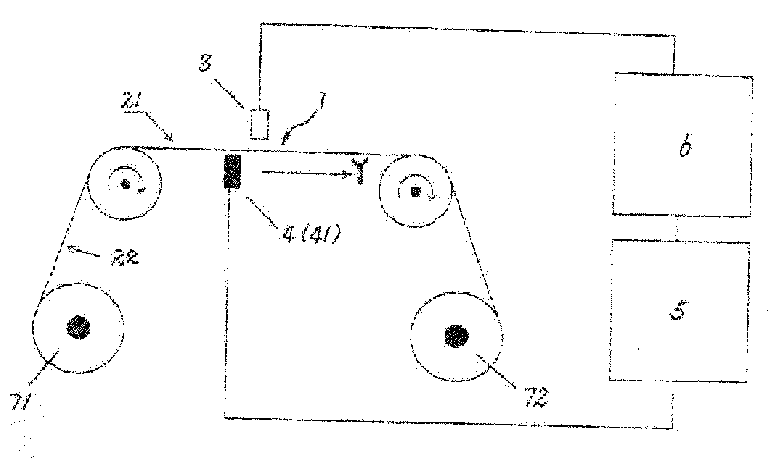 Process and apparatus for double-face ink-printing canvases for advertising light boxes