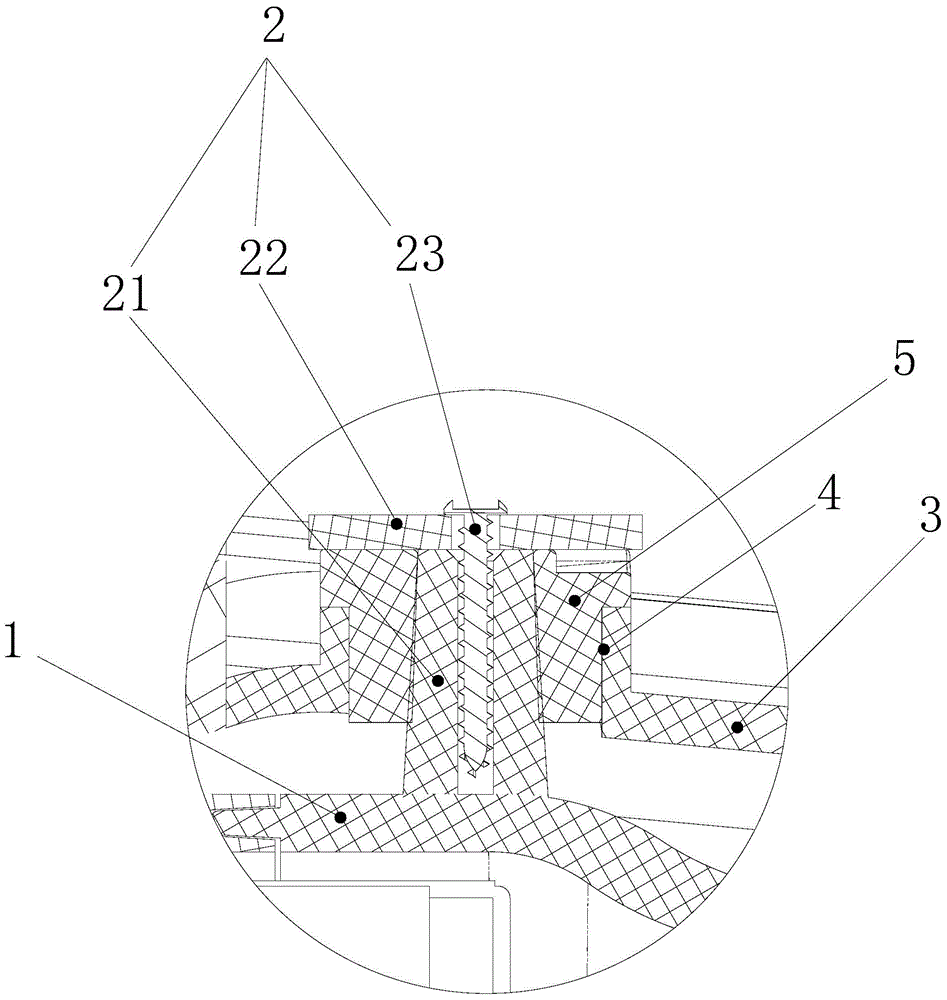 Dust collector with motor shock absorption structure