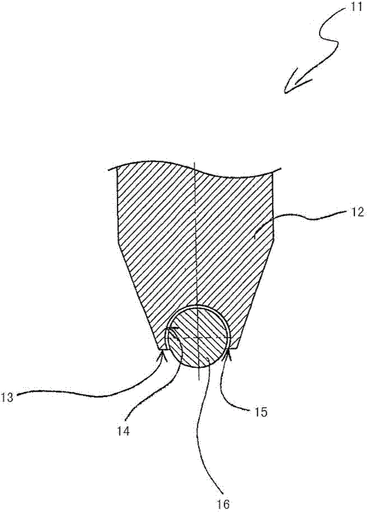 Tool for sheet metal working machine and method for cutting film