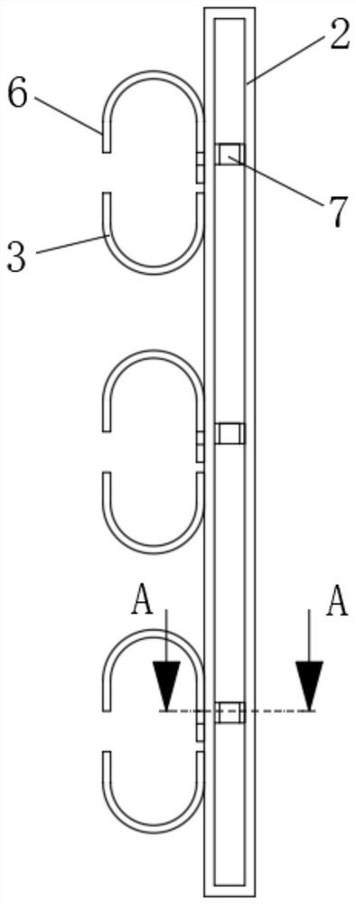 Big data server with convenient wire arrangement structure