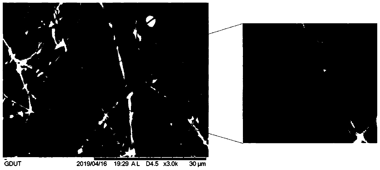 Core-shell drug-loaded nano-fiber dressing and preparation method thereof