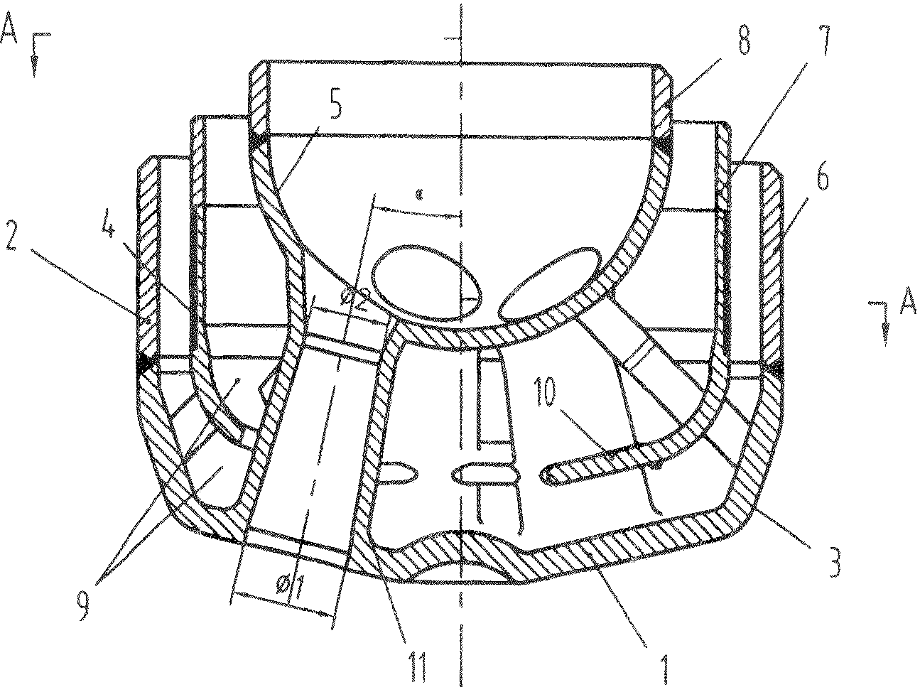 Converting process for converter low-silicon molten iron