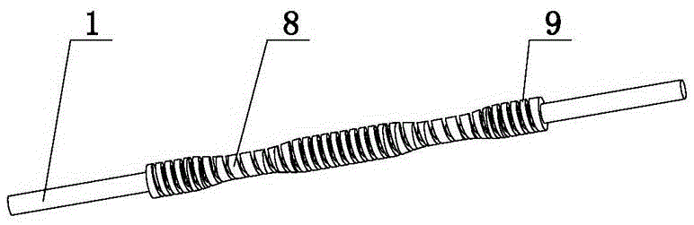 Forming device for machining complex variable section small-scale tubes and forming method