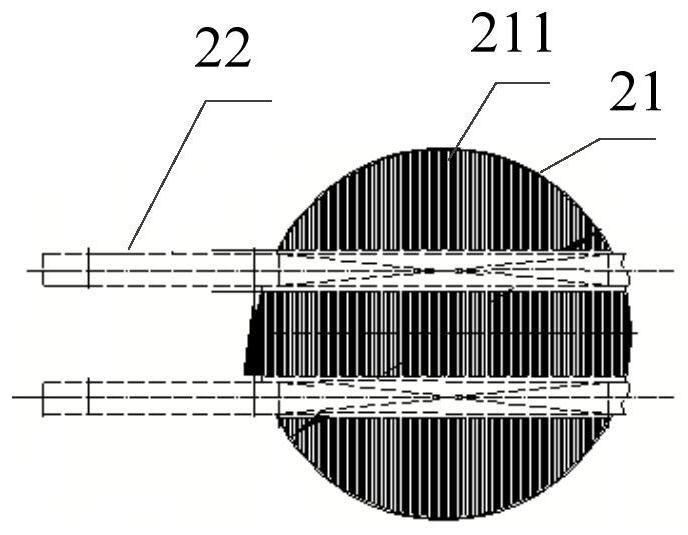 An electric preheating heater suitable for wind tunnel