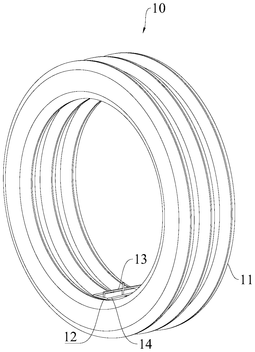 Vehicle wheel inner tube and vehicle wheel