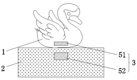 Device for combining bathing ball and water floating toy