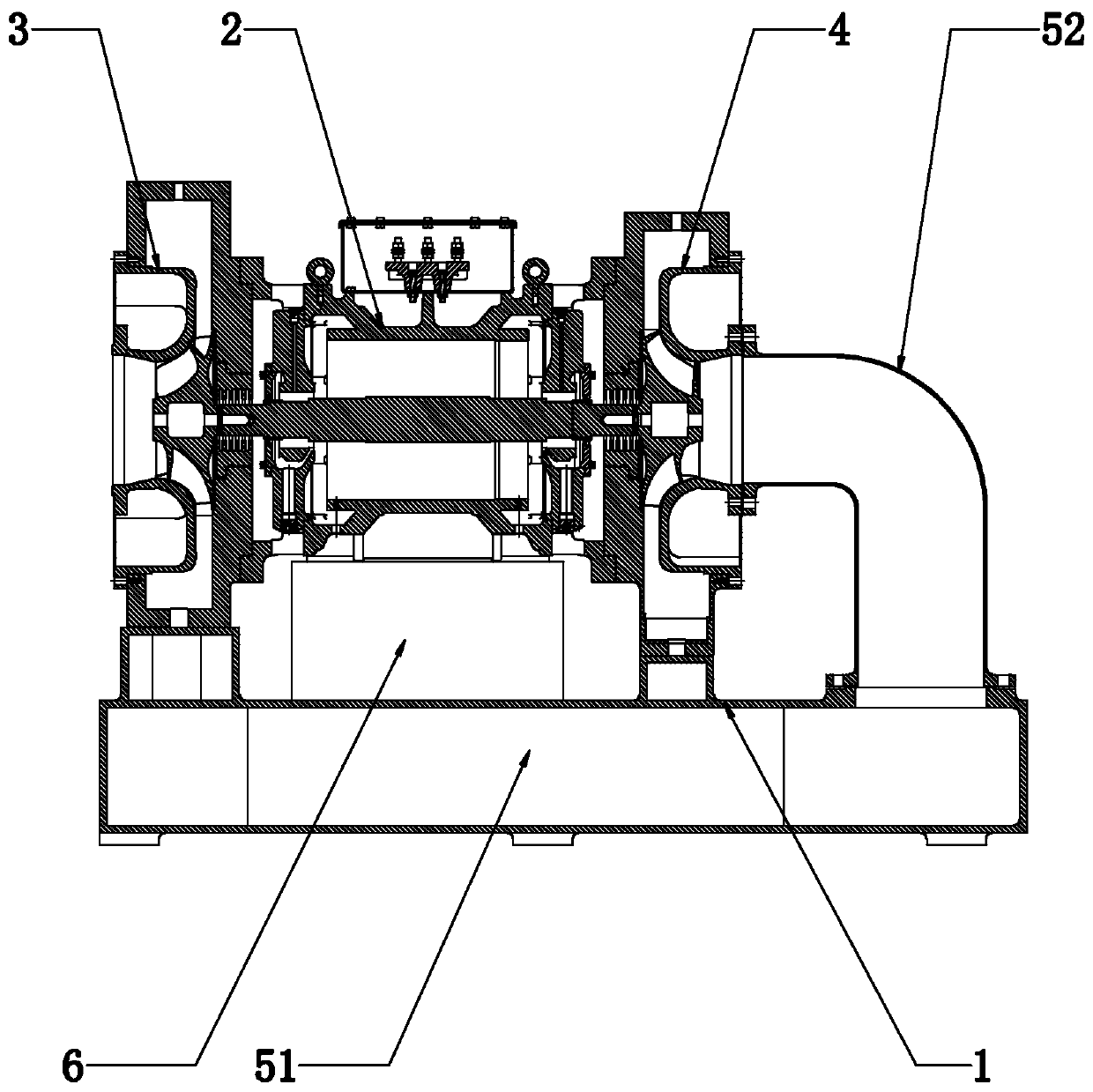 Double-stage steam compressor device