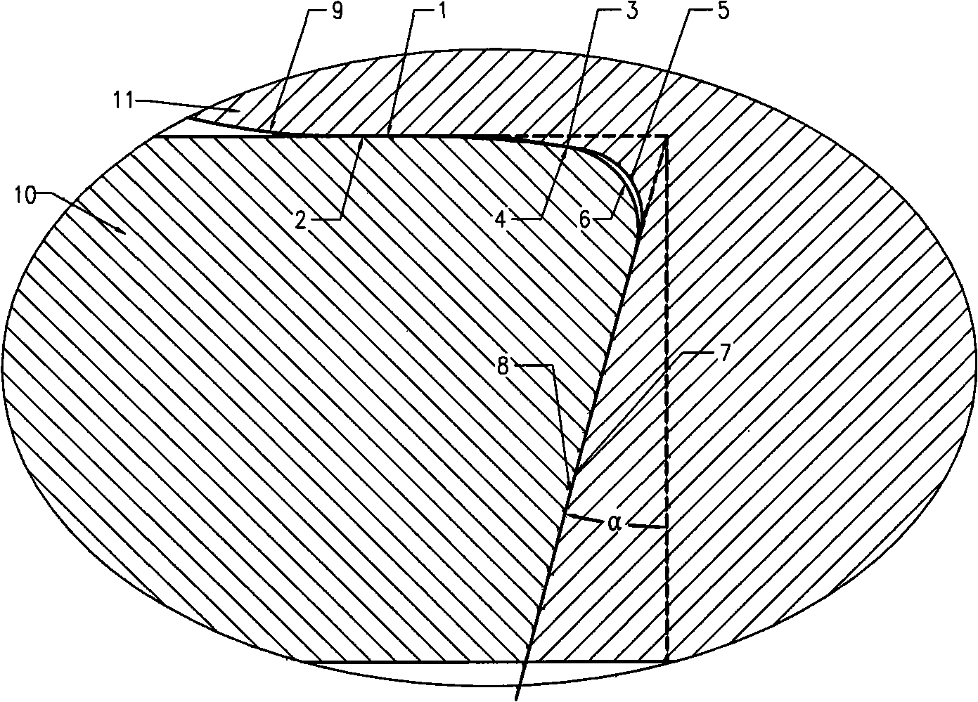 Oil conduit screwed connection structure