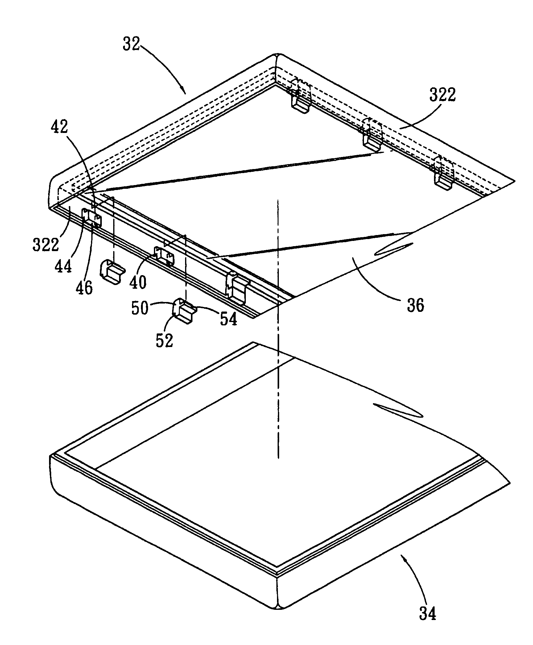 Structure of a scanning window