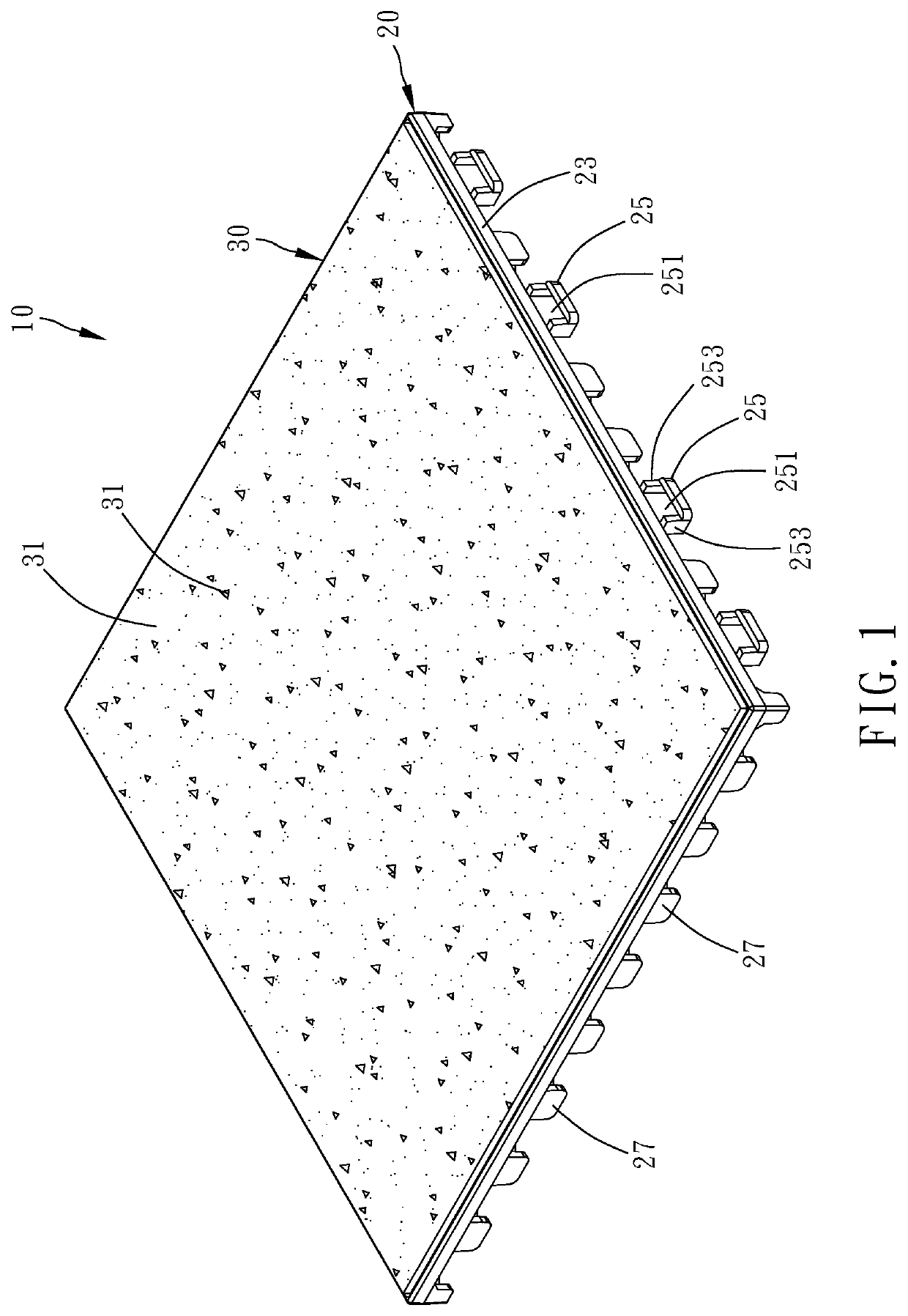 Floor mat with damp-proof effect