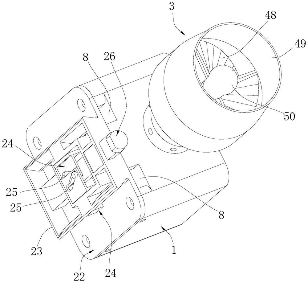 Pedal type swimming boosting device