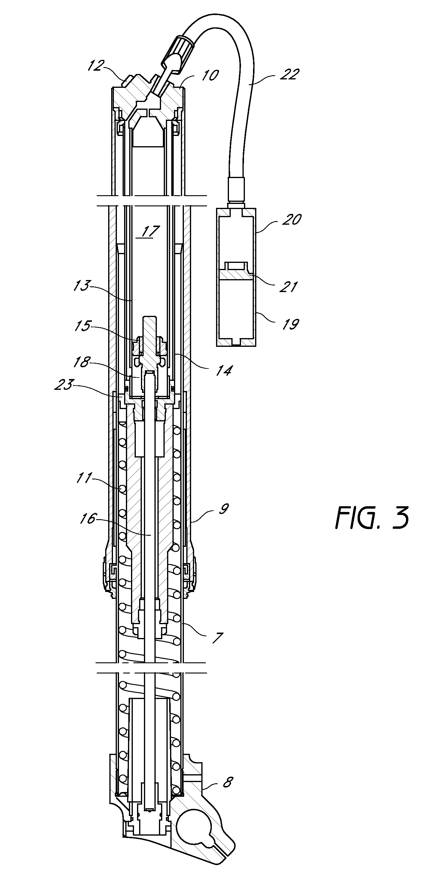 Arrangement for telescopic fork leg with parallel damping