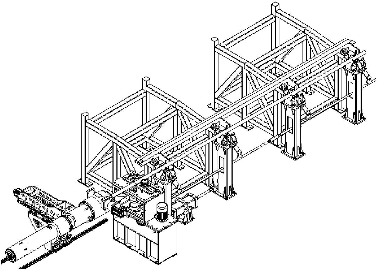 Automatic tube-inversing and loading device of tube bending machine and using method of automatic tube-inversing and loading device