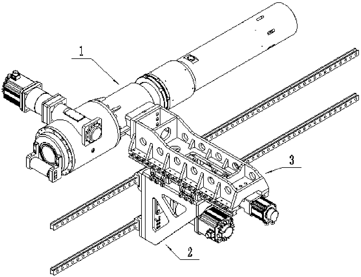 Automatic tube-inversing and loading device of tube bending machine and using method of automatic tube-inversing and loading device