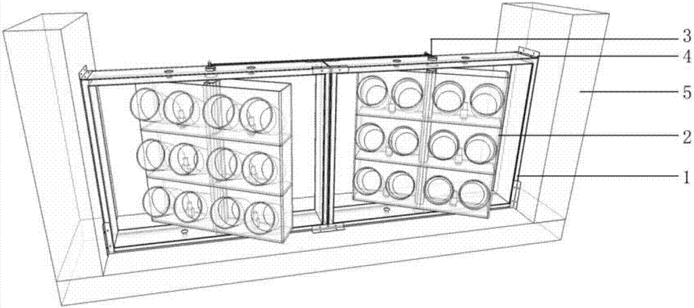 Rotary vertical greening system