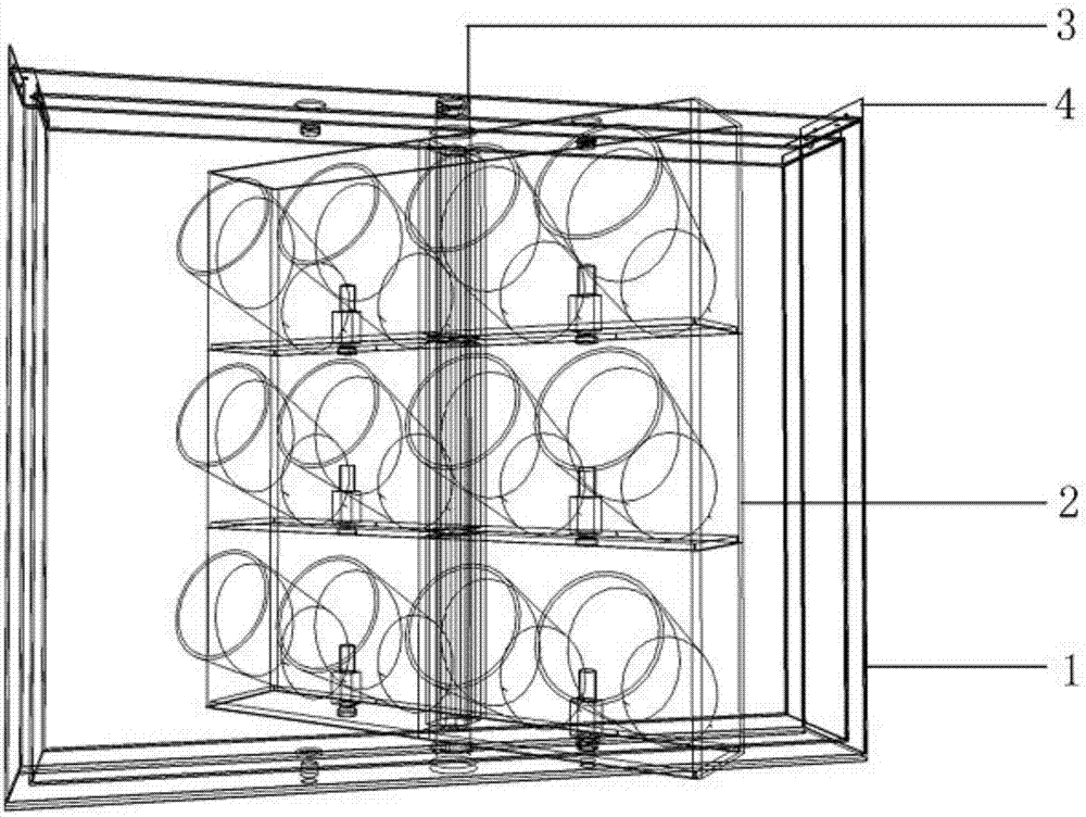 Rotary vertical greening system